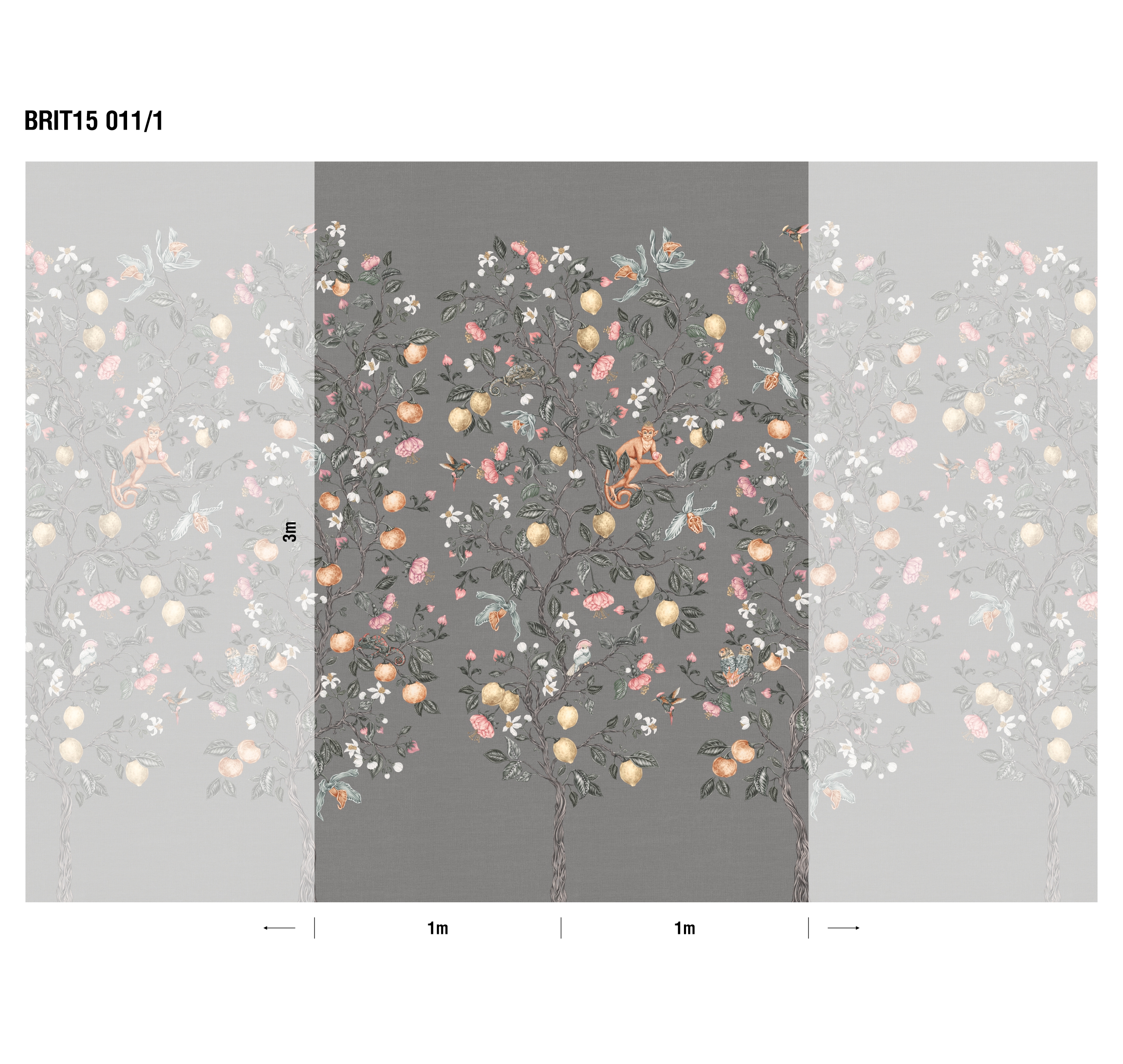 Панно Loymina British Style Garden Backyard Tea Party Brit 15 011/1 3×2